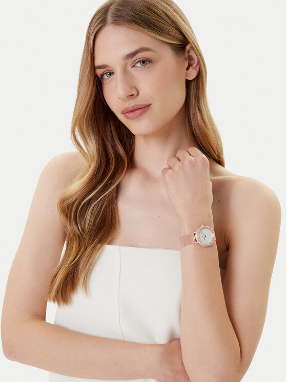 Daniel Wellington Годинник Daniel Wellington Crystalline Bezel 3 DW00100823 Рожеве золото