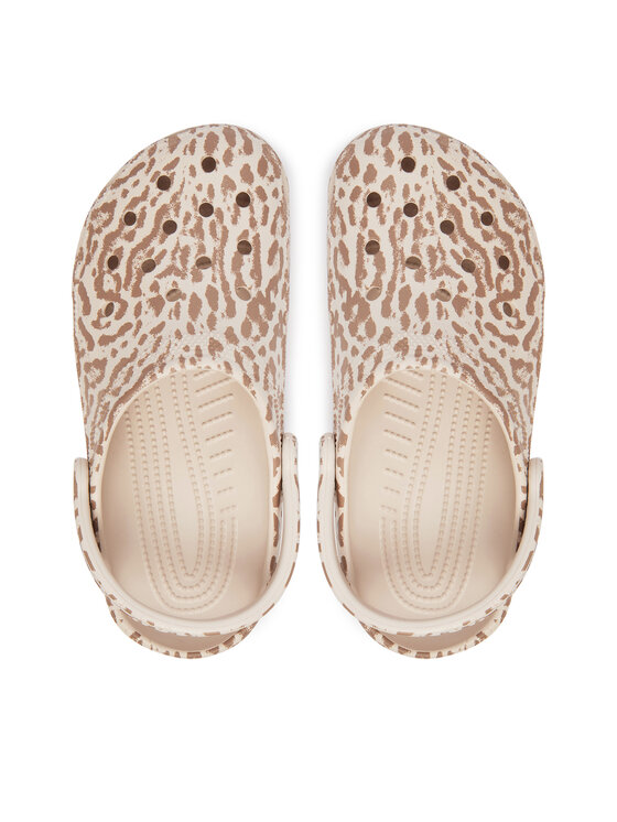 Crocs Šlepetės Crocs Classic Pop Animal Clogs 214153 Smėlio