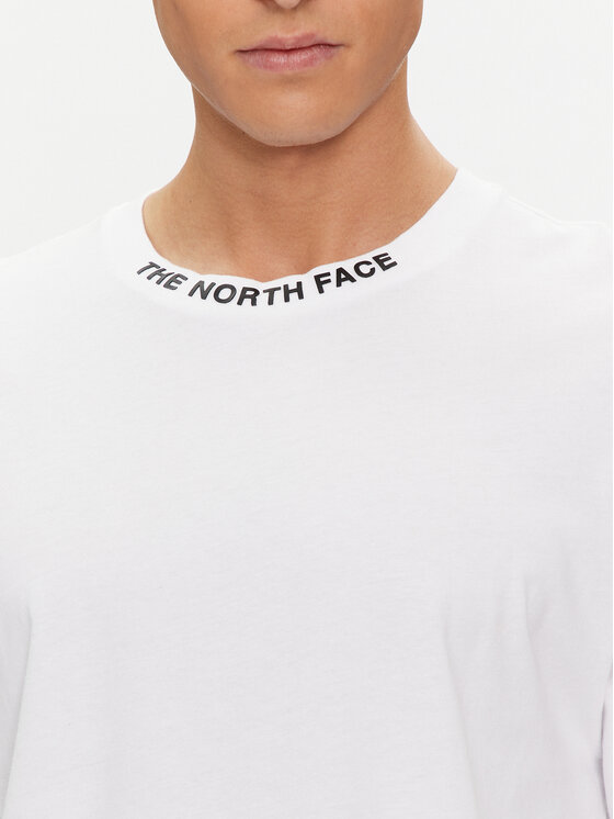 The North Face The North Face Majica Zumu NF0A87DD Bela Regular Fit