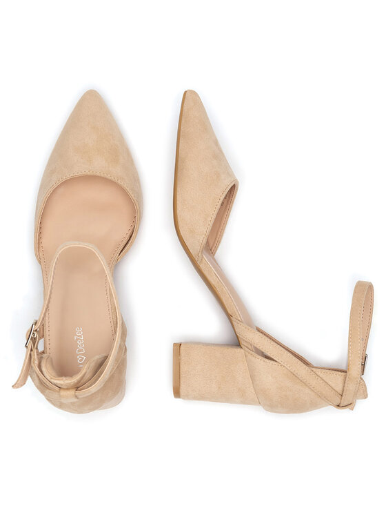 DeeZee Pantofi pumps DeeZee WSS20968-02 Bej