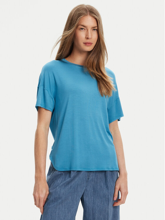 United Colors Of Benetton United Colors Of Benetton Футболка 3Z12D101X Голубий Slim Fit