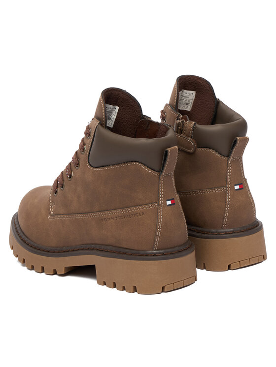 Tommy Hilfiger Turistická obuv Tommy Hilfiger T3X5-34125-1269509 D Hnědá