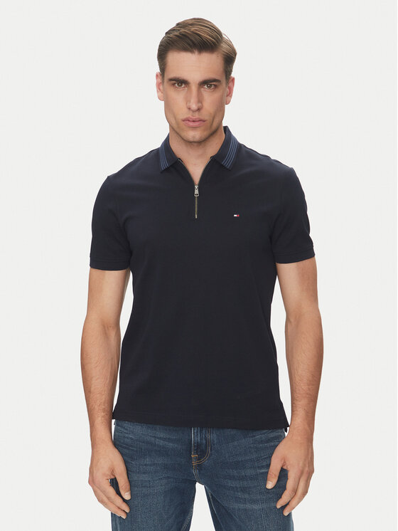 Tommy Hilfiger Tommy Hilfiger Polo MW0MW38473 Tamnoplava Regular Fit