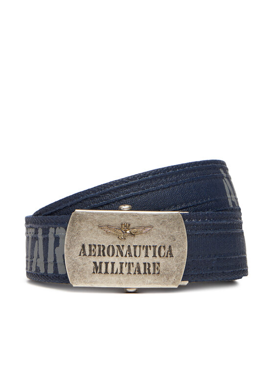 Aeronautica Militare Pánsky opasok Aeronautica Militare 252CI0317UCT03585 Tmavomodrá