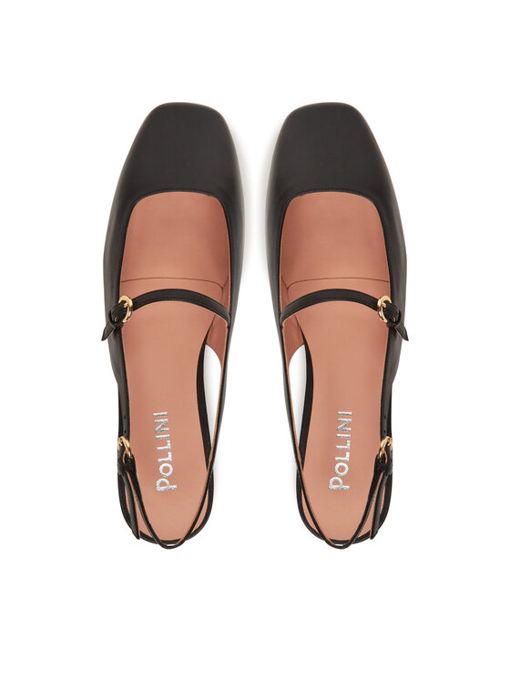 Pollini Обувки на ток Pollini SA11031C1MTE0000 Черен