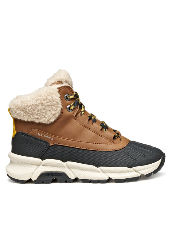 Geox Polacchine Geox J Flexyper Plus J56LCB 0ME50 C0324 D Marrone