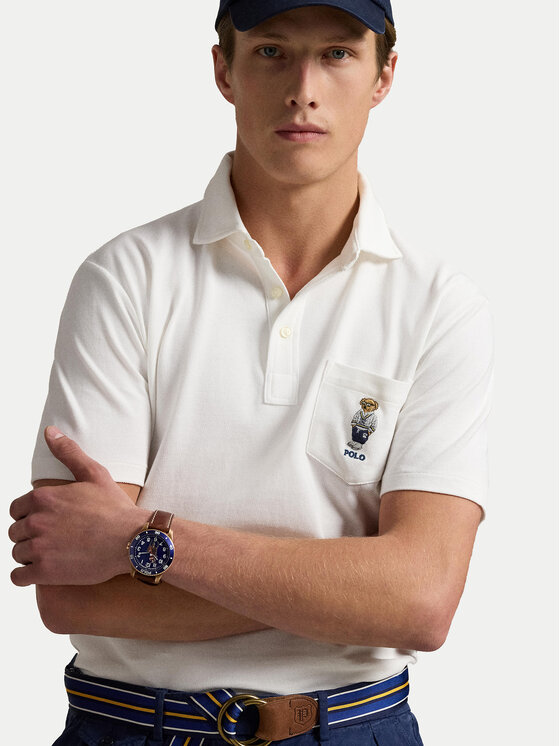 Polo Ralph Lauren Polo Ralph Lauren Поло 710963818001 Білий Custom Fit