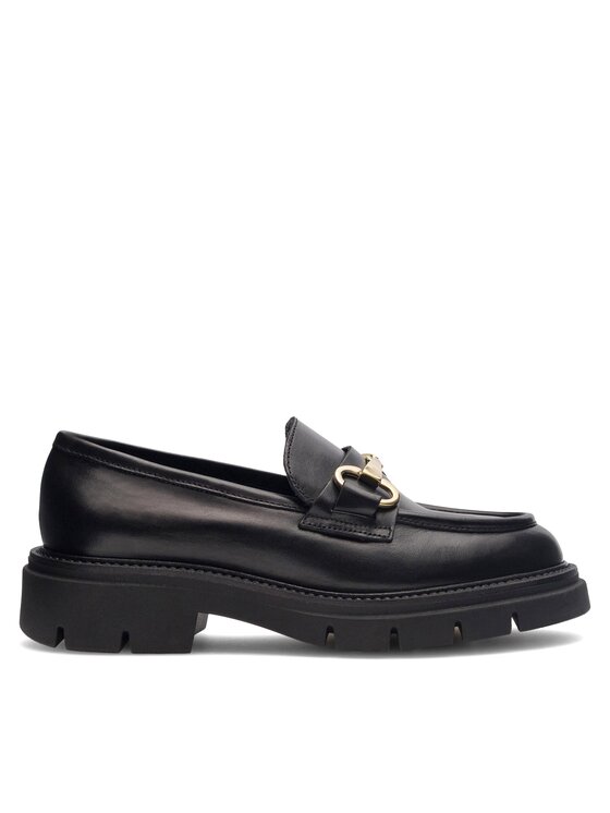 GINO ROSSI Loafersy Gino Rossi GRACE-I23-26370PE Černá
