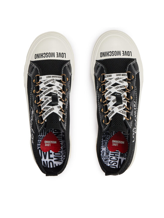LOVE MOSCHINO Plátenky LOVE MOSCHINO JA15152G1IIY000A Čierna
