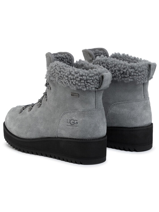 Ugg Μποτίνια Ugg W Birch Lace-Up Shearling 1105312 Γκρι