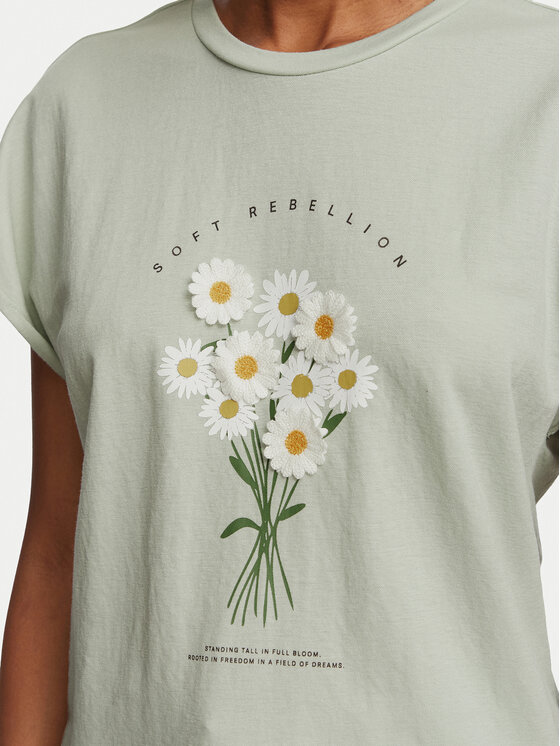 ONLY ONLY Camiseta Jany 15372108 Verde claro Regular Fit