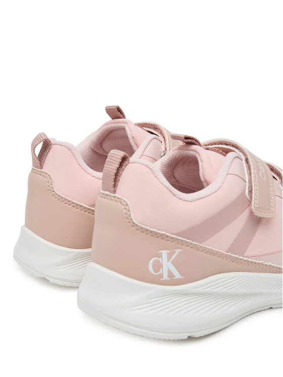 Calvin Klein Sneakersy Calvin Klein Low Cut Velcro Sneaker V1A9-83102-1845 D Ružová