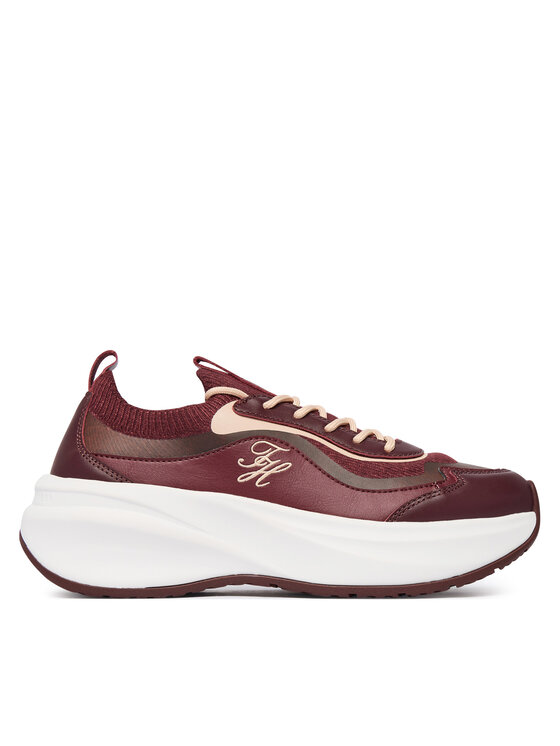Tommy Hilfiger Αθλητικά Tommy Hilfiger TH Wave Runner FW0FW09484 Μπορντό