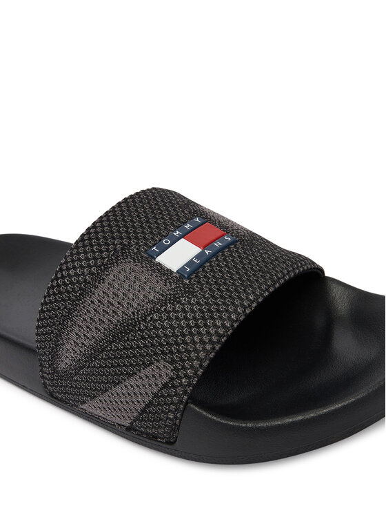 Tommy Jeans Klapki Tommy Jeans EM0EM01697 Czarny