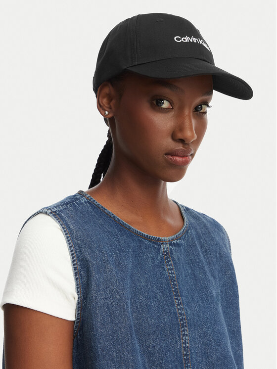 Calvin Klein Cappellino Calvin Klein Logo Embroidery Baseball Cap LV04F5003G Nero