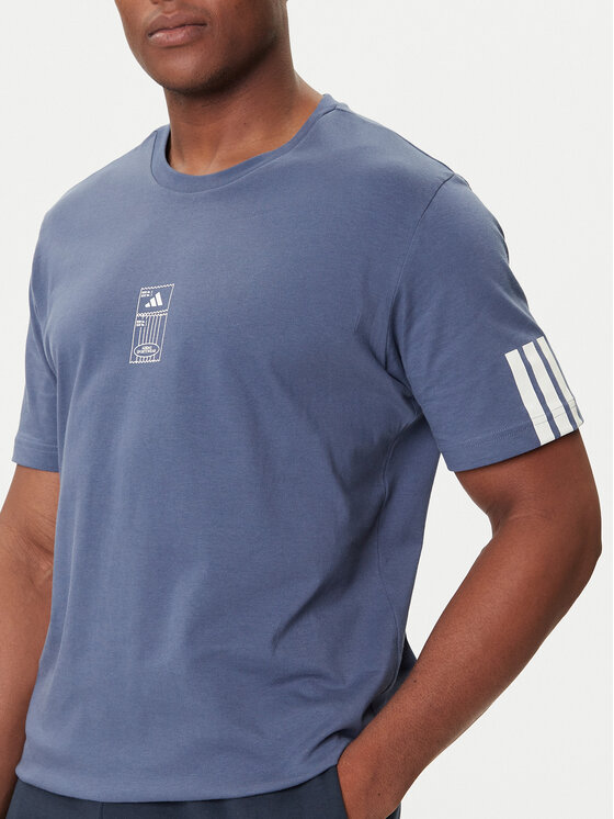 adidas adidas T-Shirt Stadium Ticket JM6472 Μπλε Loose Fit