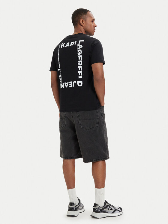 Karl Lagerfeld Jeans Karl Lagerfeld Jeans Camiseta B2M17090 Negro Relaxed Fit