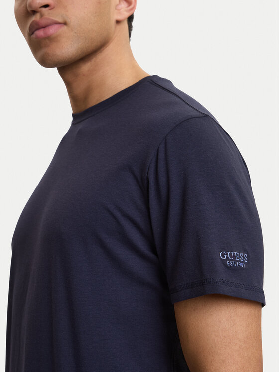Guess Guess Футболка M6RI62 JR06K Cиній Regular Fit