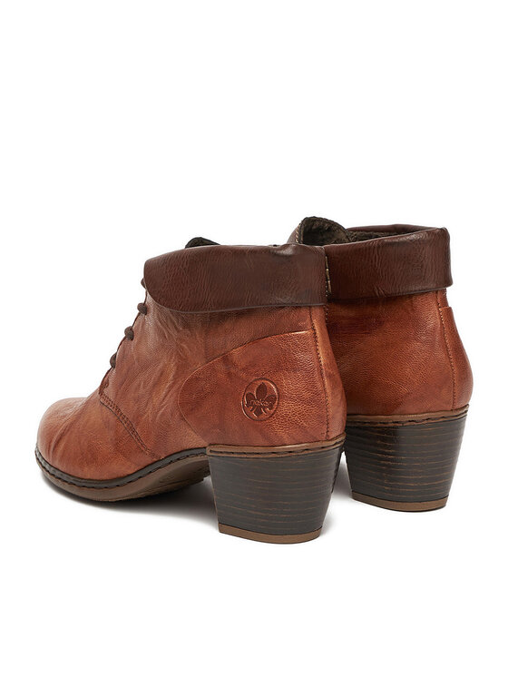 Rieker Šnurovacia obuv Rieker Y2131-22 Hnedá