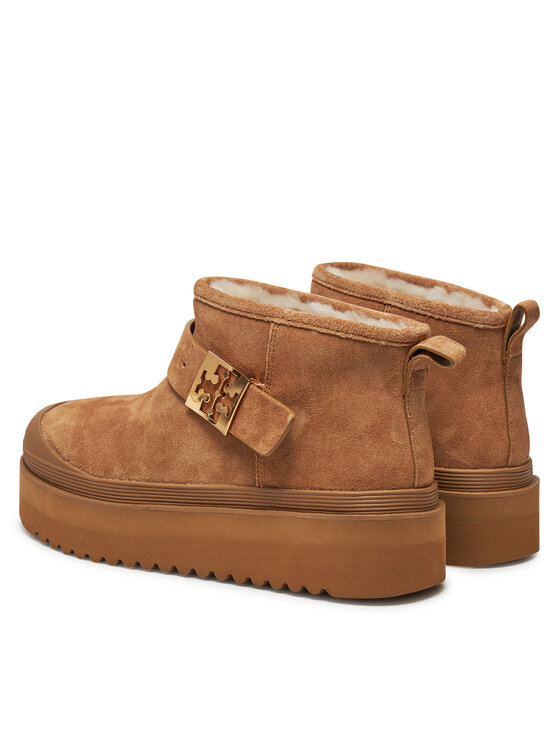 Tory Burch Botki Tory Burch 165421 Brązowy