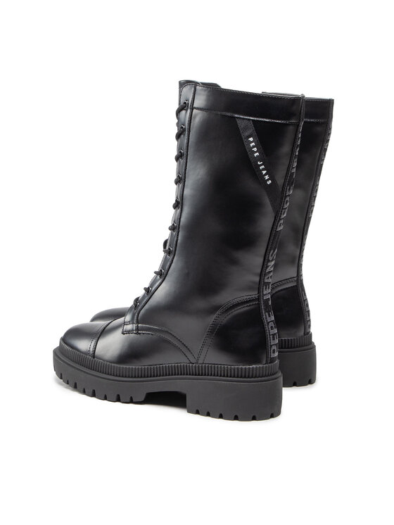 Pepe Jeans Trapper stila apavi Pepe Jeans Bettle Urban PLS50462 Melns
