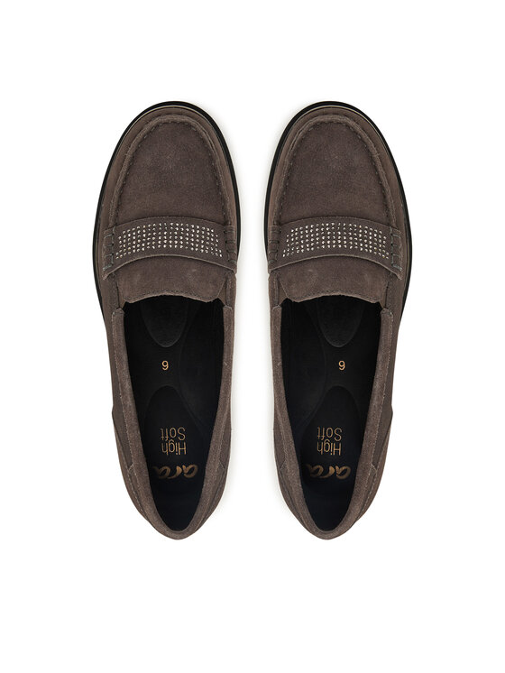 Ara Mokasíny Ara Dallas 12-34803-12 Šedá