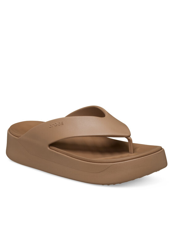 Crocs В'єтнамки Crocs Getaway Platform Flip 209410 Коричневий