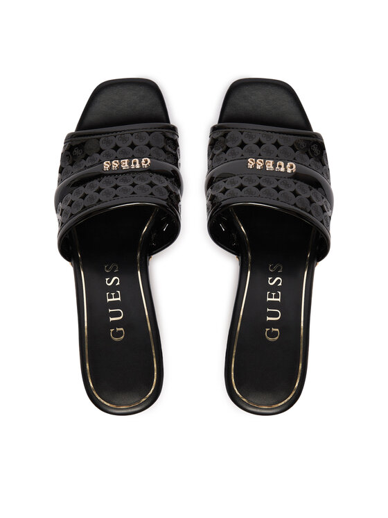 Guess Шльопанці Guess FLJQUI PAF04 Чорний