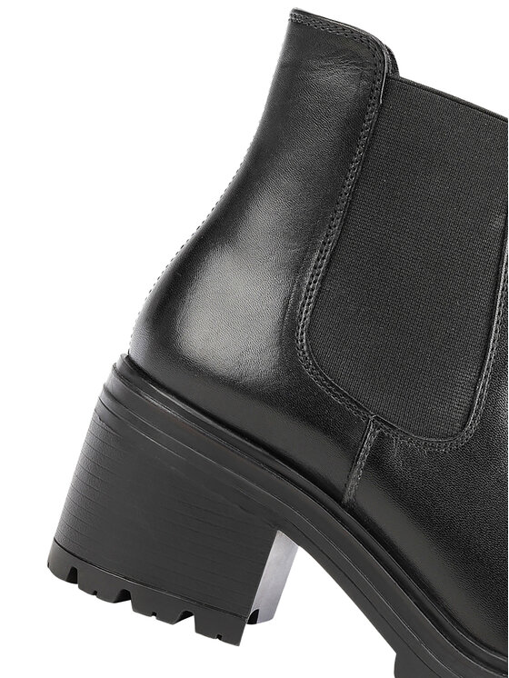 Geox Μποτάκια με λάστιχο Geox D Damiana D16QCG 00043 C9999 Μαύρο