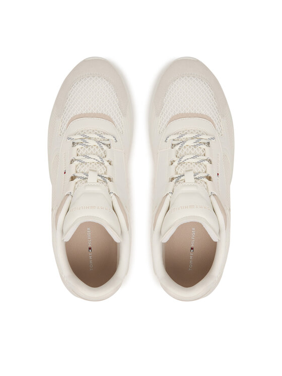 Tommy Hilfiger Сникърси Tommy Hilfiger Lightweight Runner Monocolor FM0FM05928 Бял