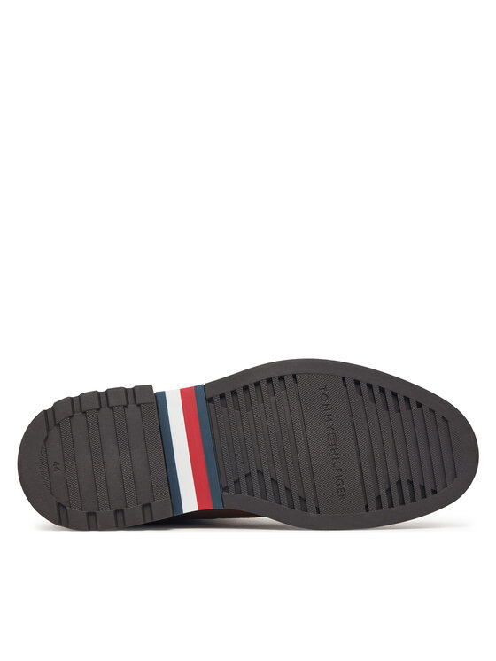 Tommy Hilfiger Μποτάκια με λάστιχο Tommy Hilfiger Corporate Casual Suede Chelsea FM0FM05952 Καφέ