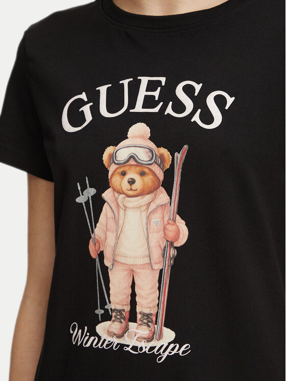 Guess Guess Camiseta V6BI19 K6749 Negro Regular Fit