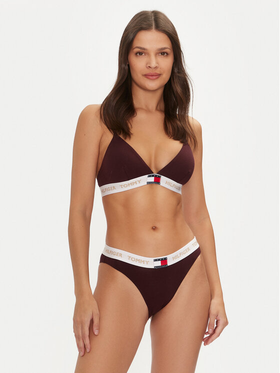 Tommy Hilfiger Tommy Hilfiger Σλιπ κλασικά UW0UW05653 Μπορντό
