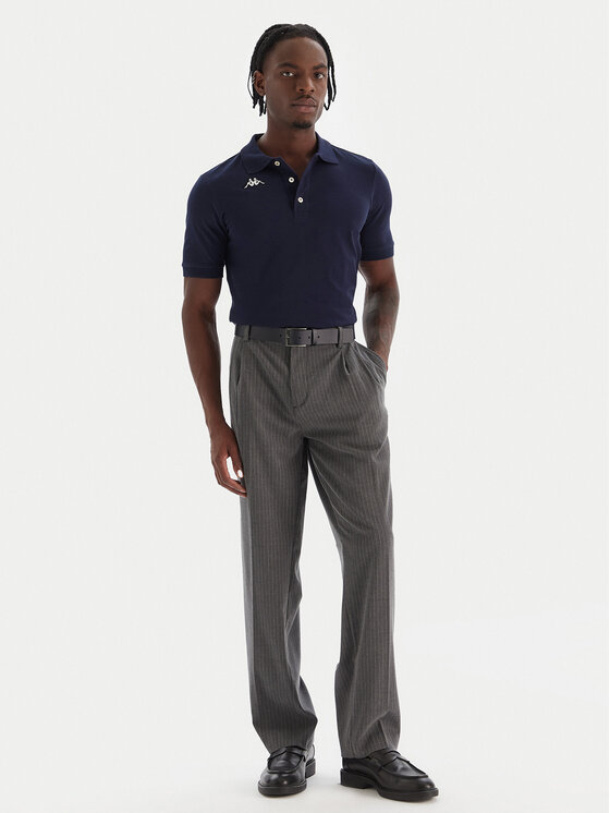 Kappa Kappa Polo Logo Sharas Mss 302B3D0 Azul marino Regular Fit
