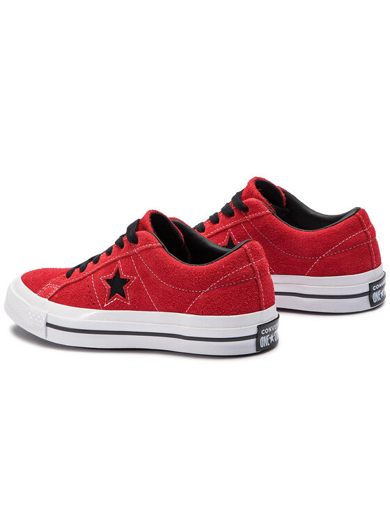 Converse Tenisówki Converse One Star Ox 163246C Czerwony