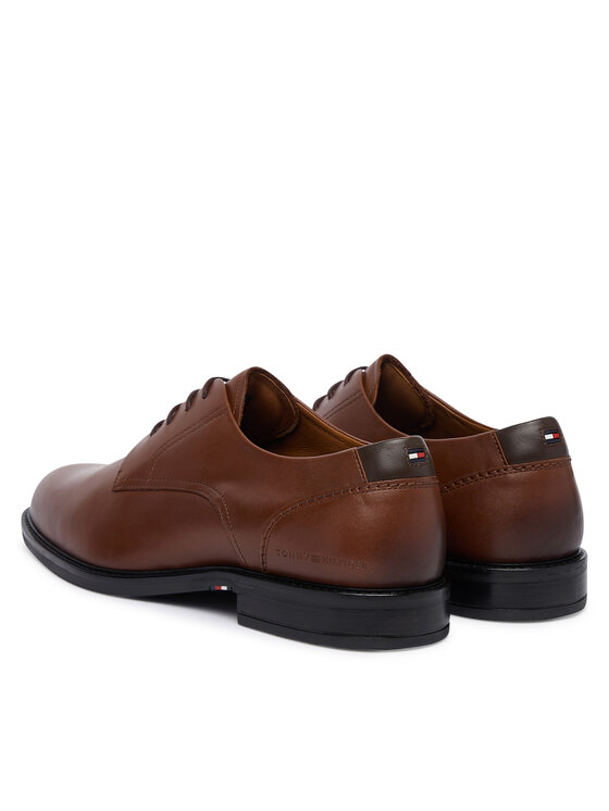 Tommy Hilfiger Cipele Tommy Hilfiger Corporate Dressy Lth FM0FM06023 Smeđa
