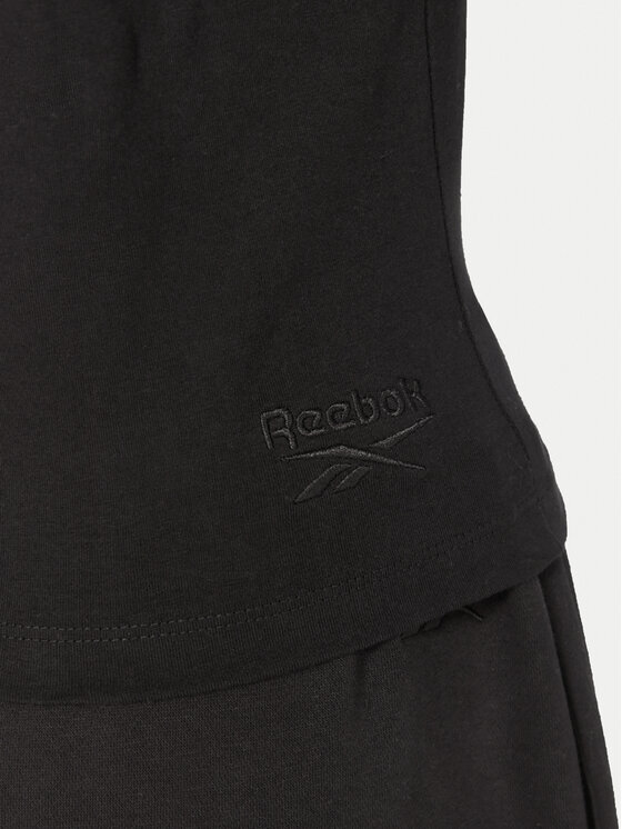 Reebok Reebok Camiseta RK25309CCW Negro Slim Fit