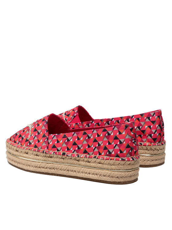 Tommy Hilfiger Espadrillas Tommy Hilfiger Th Geo Print Espadrille FW0FW06354 Rosa