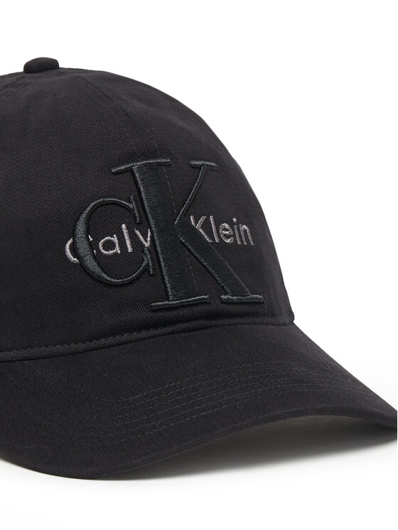 Calvin Klein Czapka z daszkiem Calvin Klein Large Monologo LV04D5039G Czarny