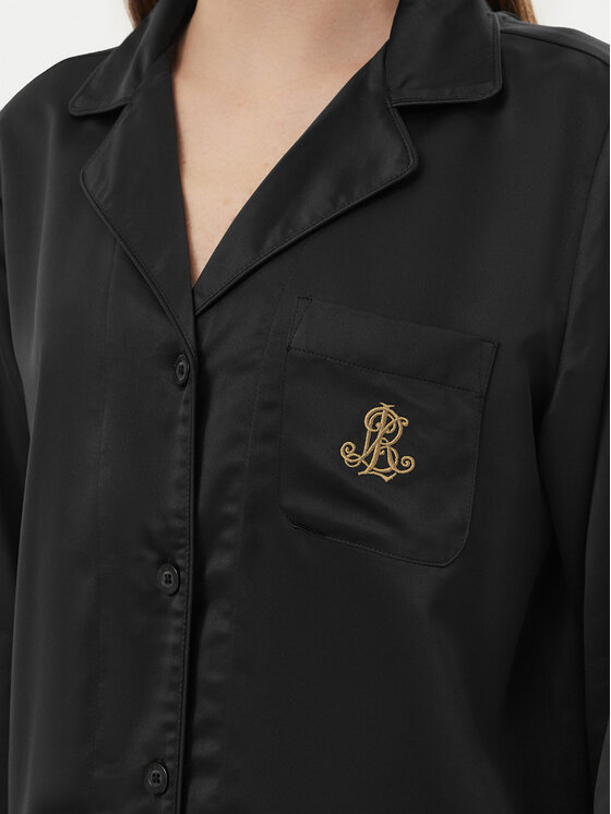 LAUREN RALPH LAUREN LAUREN RALPH LAUREN Pijama ILN92556 Negro Relaxed Fit