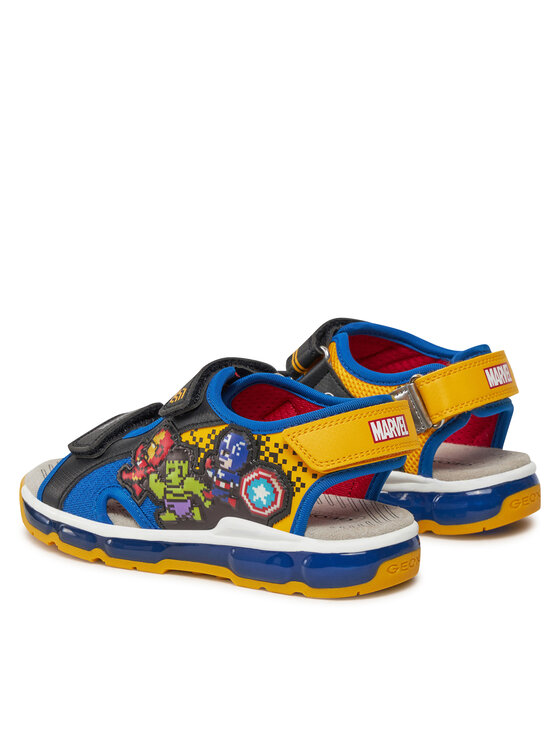 Geox Basutės Geox J Sandal Android Boy J450QC 014CE C0245 D Spalvota