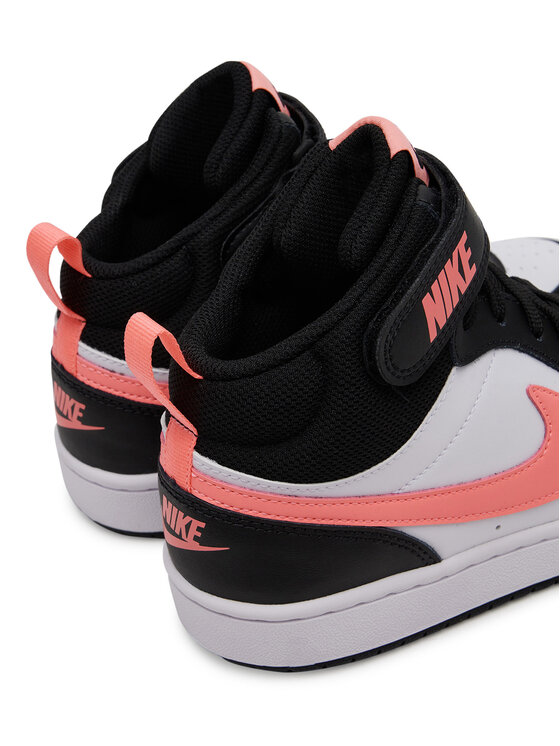 Nike Сникърси Nike Court Borough Mid 2 (GS) CD7782 Черен