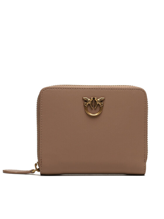 PINKO Πορτοφόλι PINKO Taylor Zip Around AI 23-24 PCPL 100249 A0F1 Καφέ