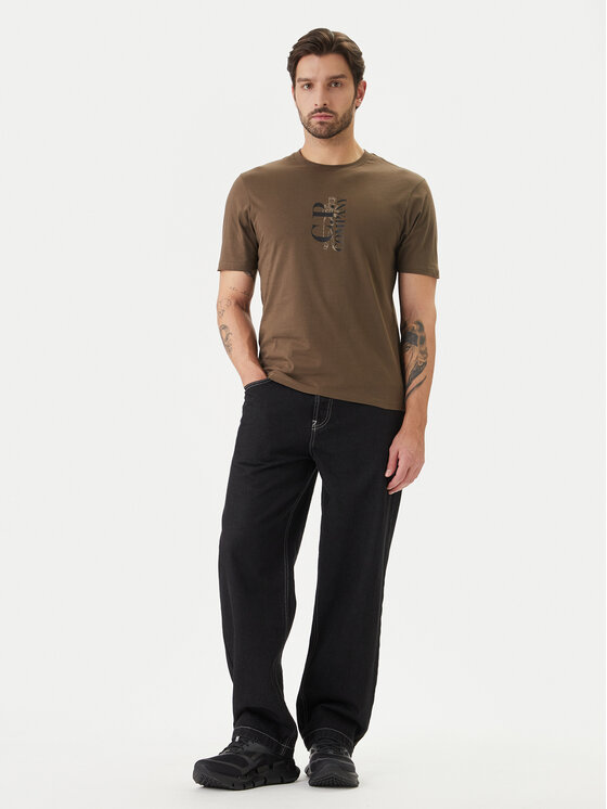 C.P. Company C.P. Company Camiseta 20CMTS084A005100W Verde Regular Fit