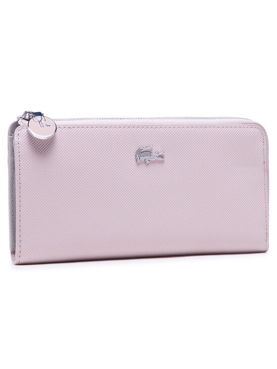 Lacoste Pénztárca Lacoste Slim Zip Wallet NF2780DC Rózsaszín