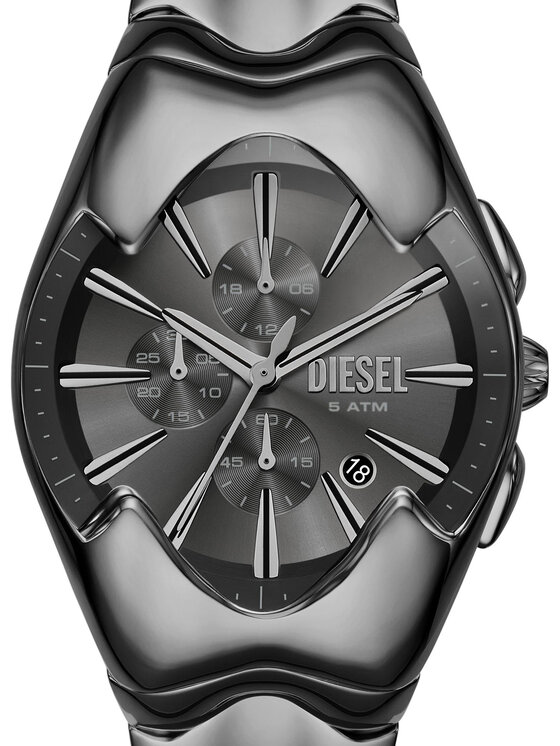 Diesel Ročna ura Diesel Mercurial DZ4682 Črna