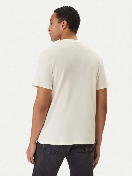 Calvin Klein Jeans Calvin Klein Jeans Camiseta Waffle Badge LV04RD008G Beis Regular Fit