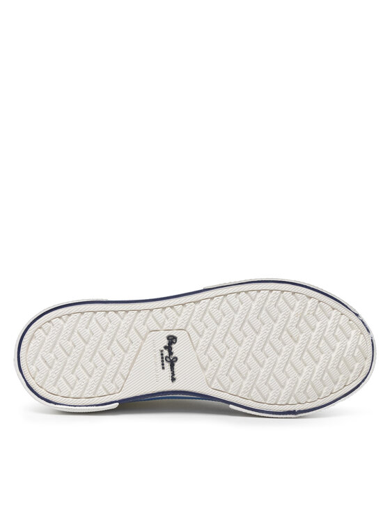 Pepe Jeans Tenisky Pepe Jeans Brady Boy Basic PBS30527 Bílá