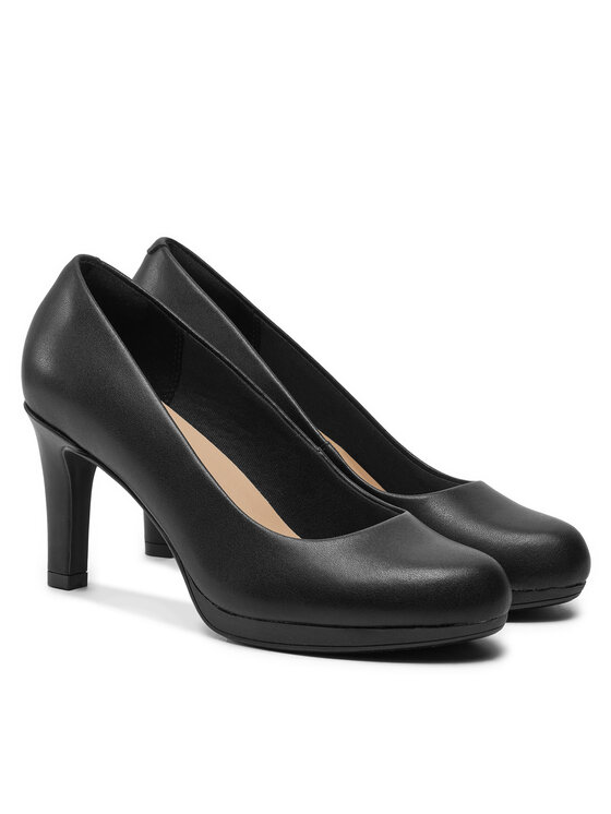 Clarks Туфлі Clarks Adriel Viola 261293594 Чорний