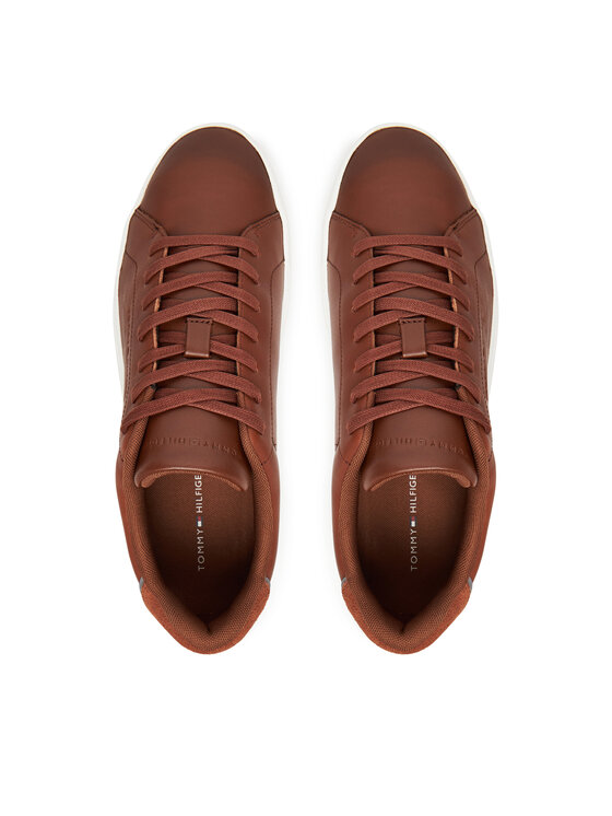 Tommy Hilfiger Sneakers Tommy Hilfiger Th Court Core Cognac FM0FM05729 Maro